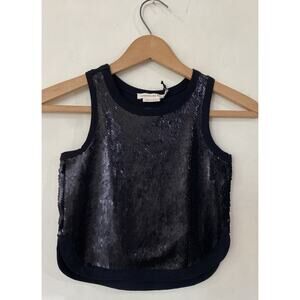 Andorine Kids Sequin Sporty Tank Top Size 6A